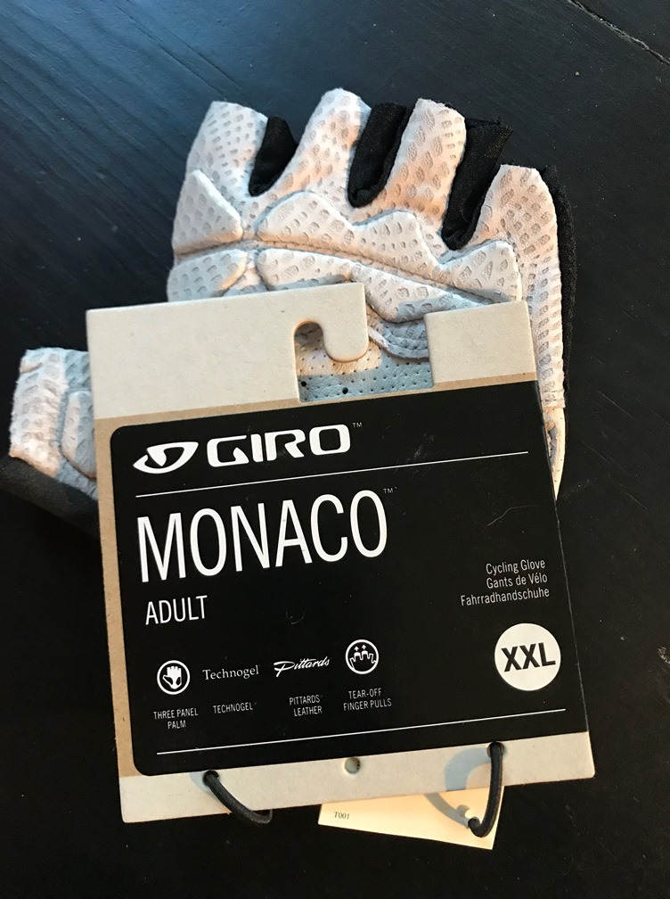 Left Hand fingerless cycling glove XXL