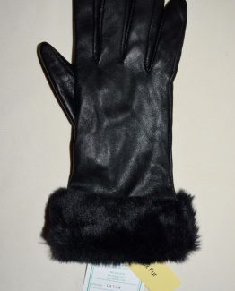 Leather/Faux Fur Ladies Medium RH