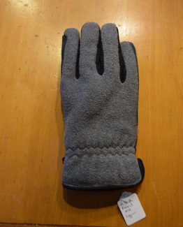 Gray/Black Fleece Mens Large RH