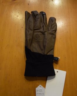 Brown/Black Leather Mens Glove Large RH