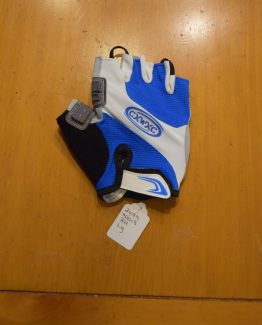 Blue/White Fingerless Cycling Mens Large RH